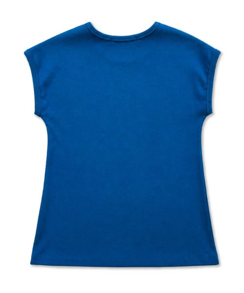 STRIPE STAR SLEEVE T-SHIRT - 3 COLORS BLUE
