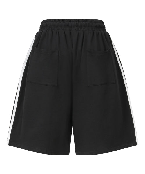 SIDE LINE PANTS - 2 COLORS BLACK