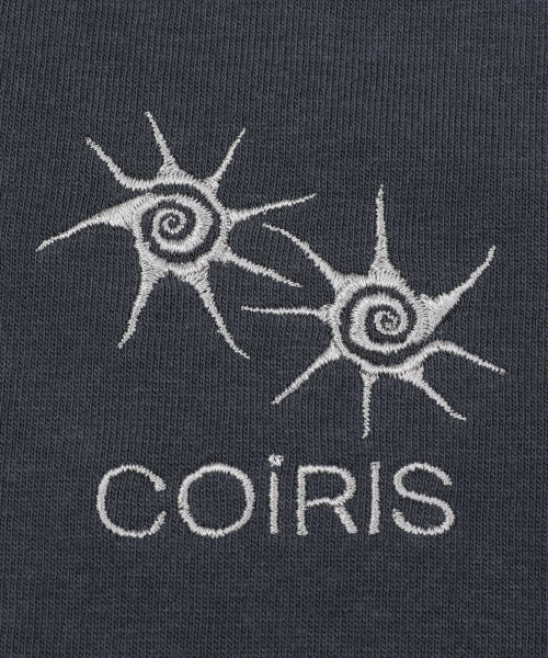 MORENT BUTTON RINGER SHORT SLEEVE TEE - 2 COLORS GREY