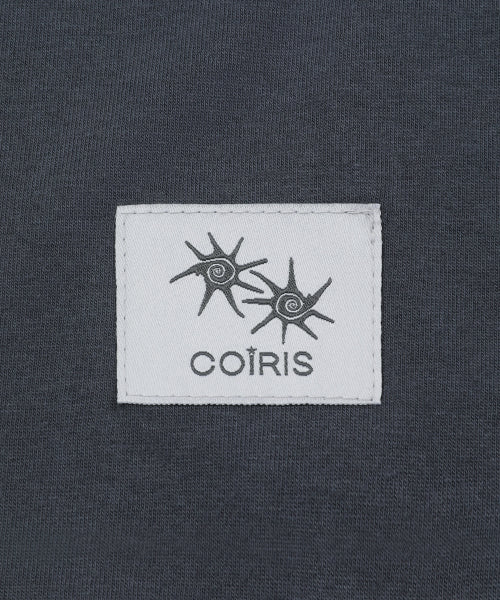 MORENT BUTTON RINGER SHORT SLEEVE TEE - 2 COLORS GREY