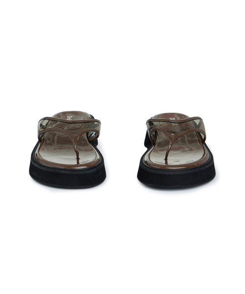 JELLY FLIP FLOP - 6 COLORS BROWN