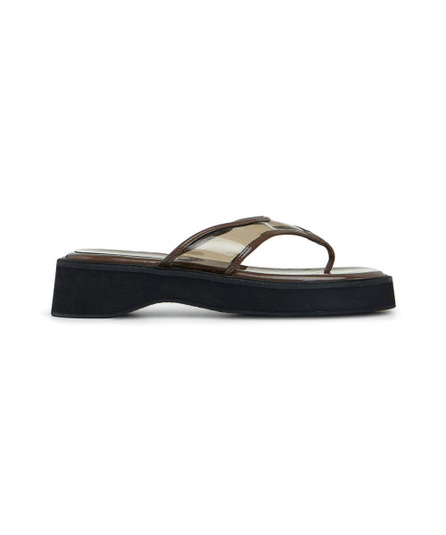 JELLY FLIP FLOP - 6 COLORS BROWN