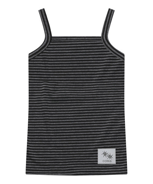 STRIPE SLEEVELESS SLEEVELESS - 2 COLORS BLACK