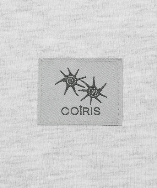 LETTERING CONTRAST RINGER SHORT SLEEVE TEE - 2 COLORS GREY