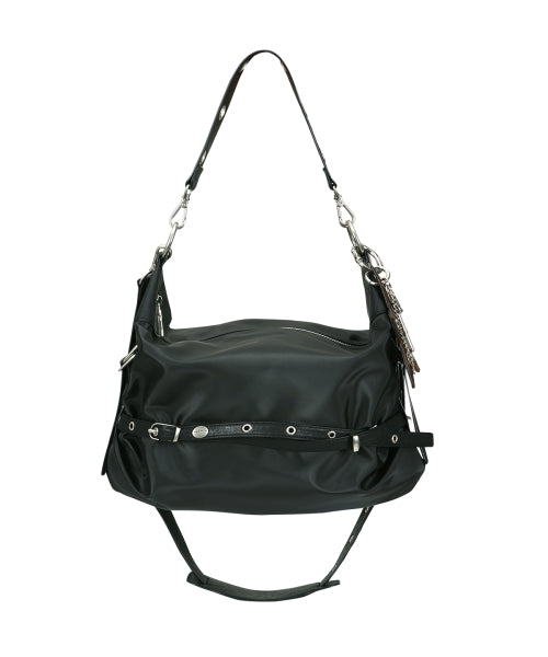 SLOUCHY BAG (NYLON BLACK) BLACK