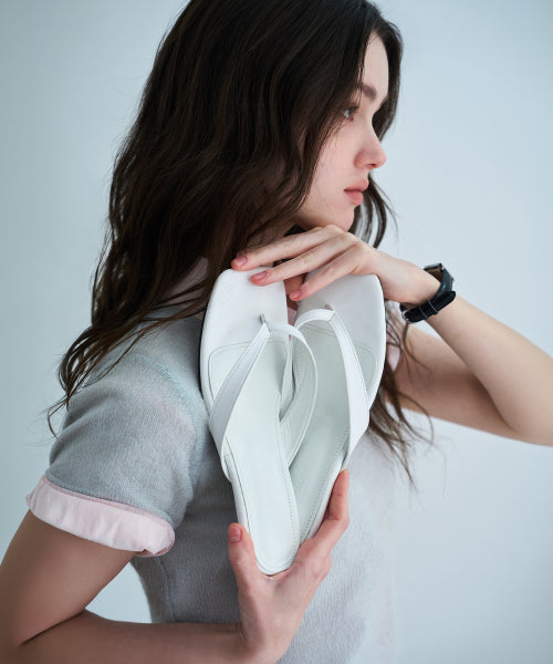 LUMI KITTEN FLIP MULE WHITE