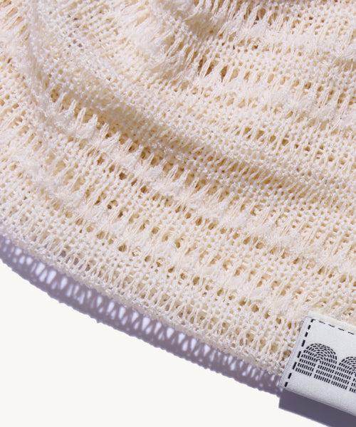 NN LABEL STRIPE BEANIE - 9 COLORS CREAM