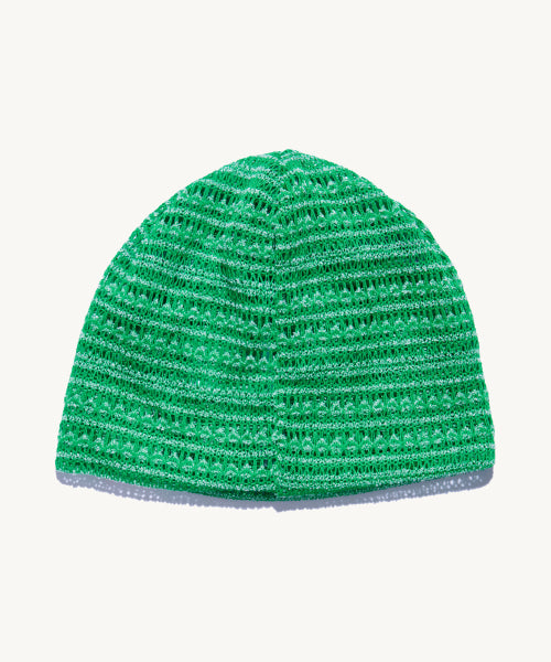 NN LABEL STRIPE BEANIE - 9 COLORS GREEN
