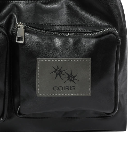 TEE POCKET SHOULDER BAG - 2 COLORS BLACK