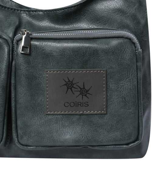 TEE POCKET SHOULDER BAG - 2 COLORS BLACK