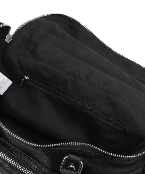 SQUARE SHOULDER BAG - 2 COLORS BLACK