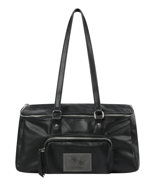 SQUARE SHOULDER BAG - 2 COLORS BLACK