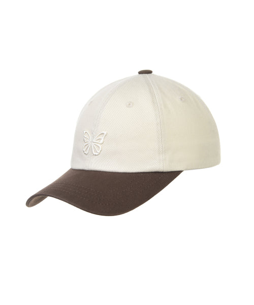 MINI BUTTERFLY BLINK BALL CAP #徐睿知同款! - 8 COLORS BROWN