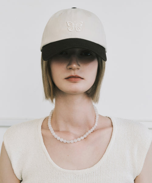 MINI BUTTERFLY BLINK BALL CAP #徐睿知同款! - 8 COLORS BROWN