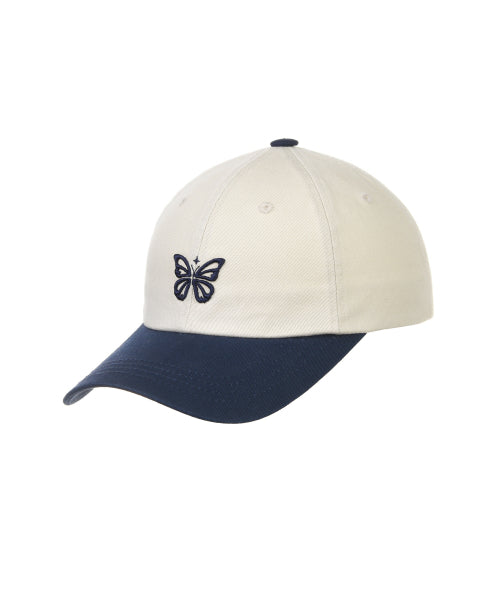 MINI BUTTERFLY BLINK BALL CAP #徐睿知同款! - 8 COLORS NAVY