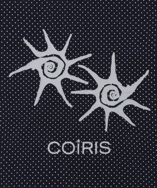 SOLUNA DOT CONTRAST SHORT SLEEVE TEE - 5 COLORS BLACK