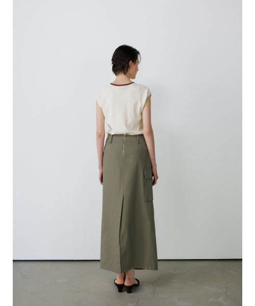 [2ND] CAP SLEEVE LETTERING T-S - 2 COLORS CREAM