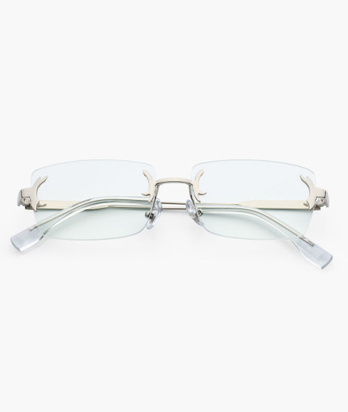 RC BUBU BLUE-LIGHT GLASSES SILVER