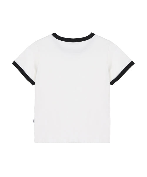 BUTTERFLY GRAPHIC RINGER TOP #徐睿知同款! - 4 COLORS IVORY