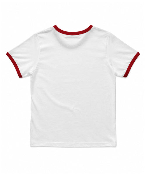 TEE LETTERING RINGER T-SHIRT - 3 COLORS RED