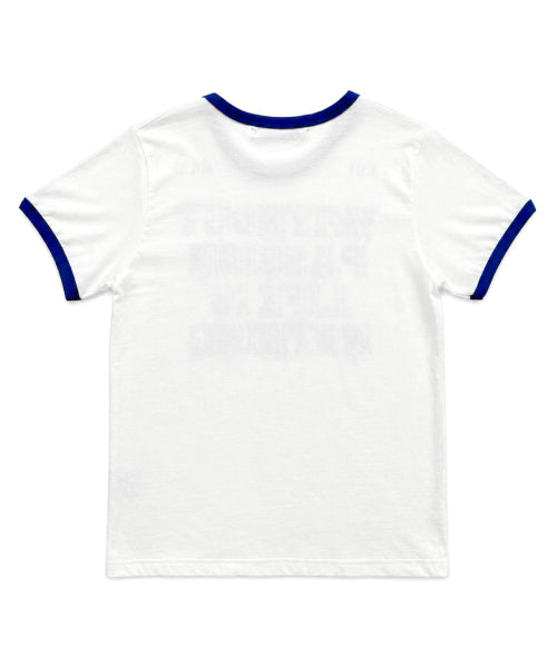 TEE LETTERING RINGER T-SHIRT - 3 COLORS NAVY
