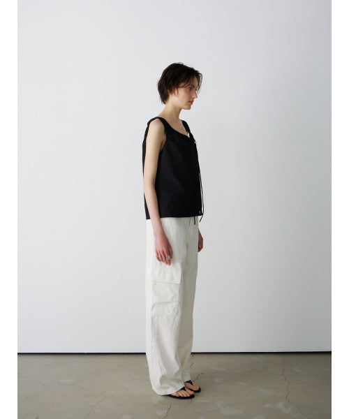 BREEZE TIE BLOUSE - 2 COLORS BLACK