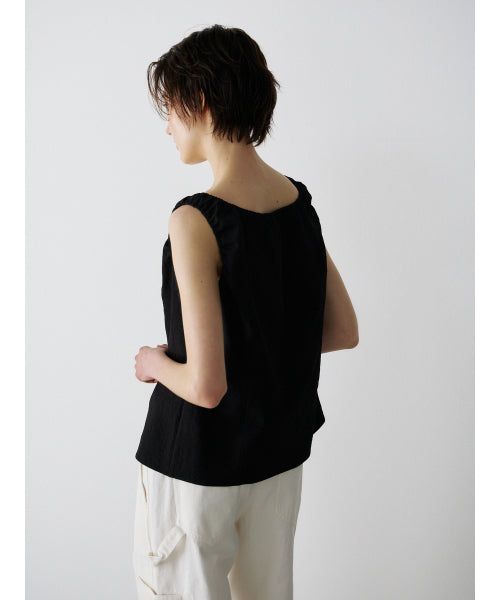 BREEZE TIE BLOUSE - 2 COLORS BLACK