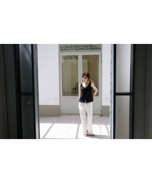 BREEZE TIE BLOUSE - 2 COLORS BLACK