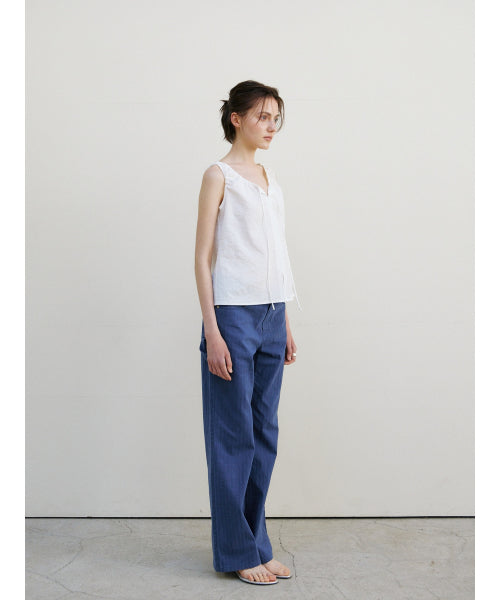 BREEZE TIE BLOUSE - 2 COLORS WHITE
