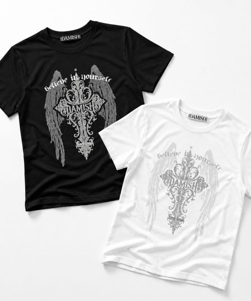 CROSS T-SHIRT - 2 COLORS WHITE