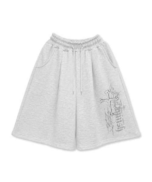 CROSS WIDE SHORT - 2 COLORS GREY