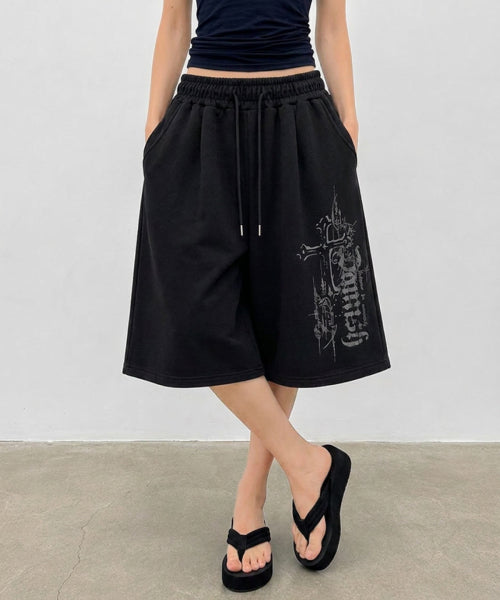 CROSS WIDE SHORT - 2 COLORS BLACK