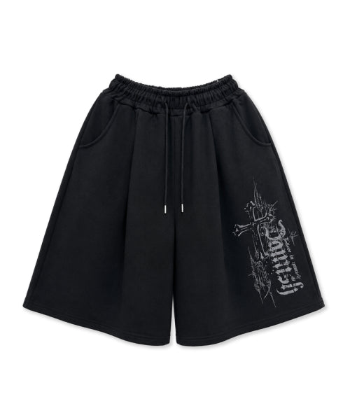 CROSS WIDE SHORT - 2 COLORS BLACK