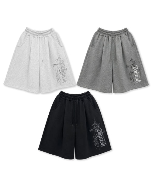 CROSS WIDE SHORT - 2 COLORS BLACK