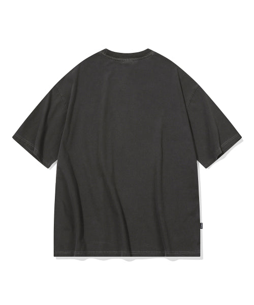 TEE PIGMENT SHORT SLEEVE TEE SMOKE BLACK