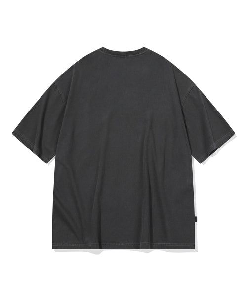 HAPPY PIGMENT SHORT SLEEVE TEE - 2 COLORS BLACK