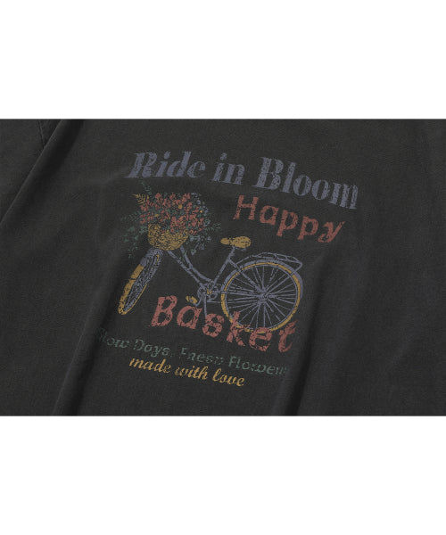 HAPPY PIGMENT SHORT SLEEVE TEE - 2 COLORS BLACK