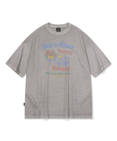HAPPY PIGMENT SHORT SLEEVE TEE - 2 COLORS GREY