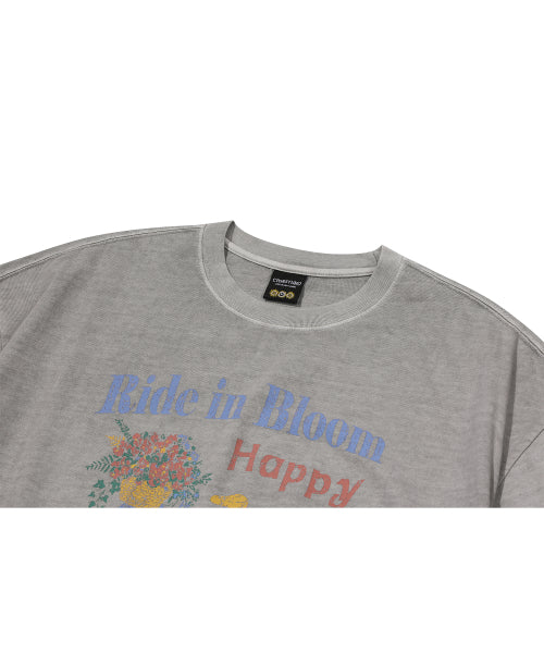 HAPPY PIGMENT SHORT SLEEVE TEE - 2 COLORS GREY
