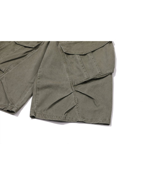 BERMUDA CARGO PANEL PANTS - 2 COLORS KHAKI