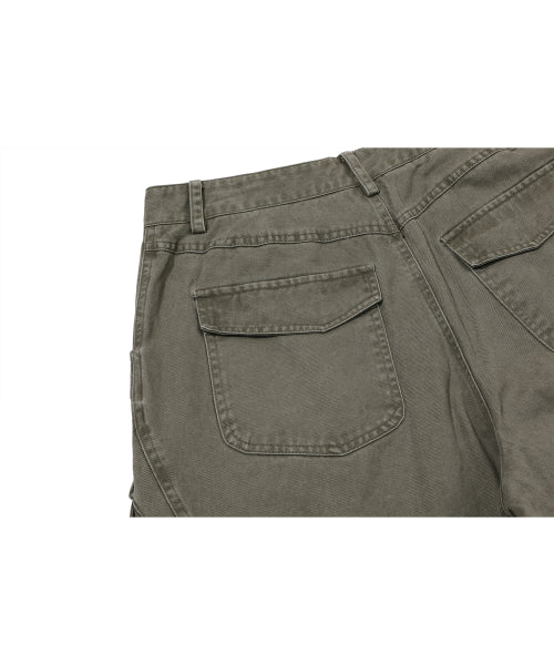 BERMUDA CARGO PANEL PANTS - 2 COLORS KHAKI