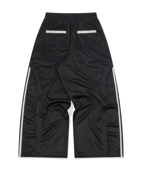 CURVED LINE TRACK PANTS - 2 COLORS BLACK