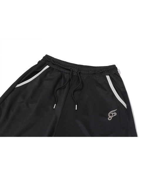 CURVED LINE TRACK PANTS - 2 COLORS BLACK