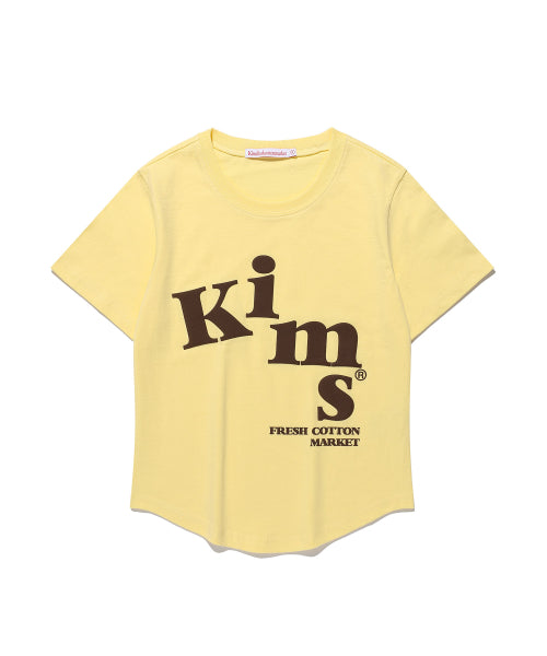 MESSY ALPHA LOGO T-SHIRT - 3 COLORS YELLOW