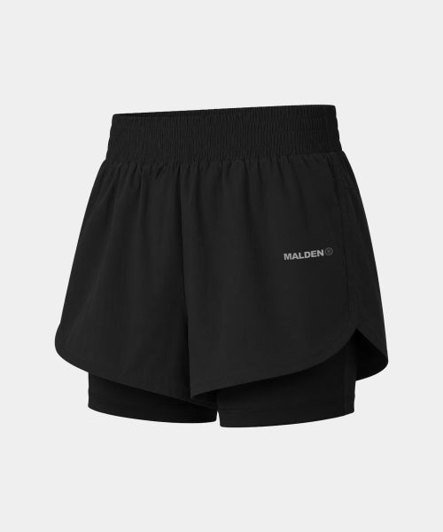 2-IN-1 RUNNING SHORTS BLACK