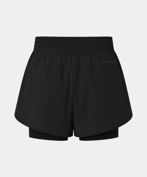 2-IN-1 RUNNING SHORTS BLACK