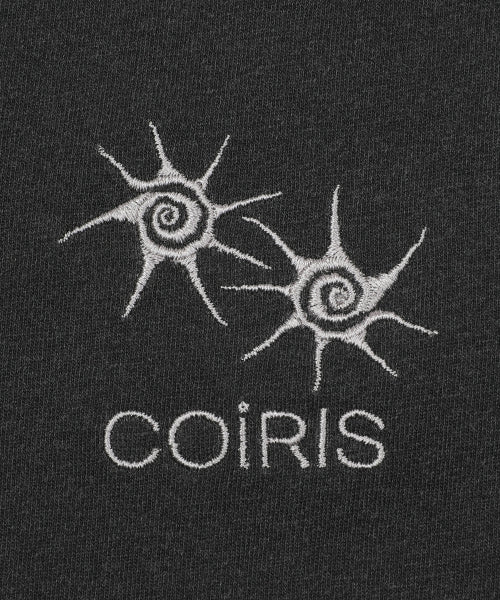LORA SMALL LOGO PIGMENT SHORT SLEEVE TEE UNISEX - 3 COLORS BLACK