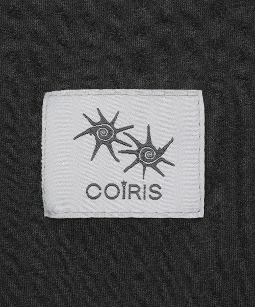 LORA SMALL LOGO PIGMENT SHORT SLEEVE TEE UNISEX - 3 COLORS BLACK