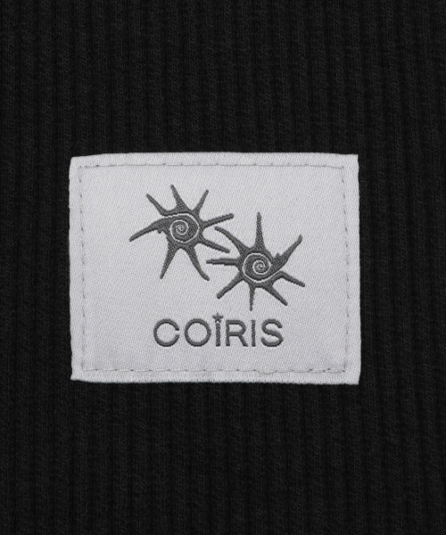 LORA SMALL LOGO CONTRAST SLEEVELESS - 2 COLORS BLACK