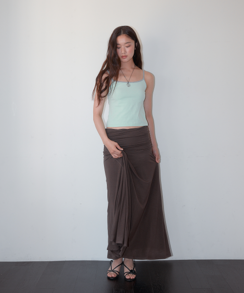 HOMEBODY THINGS CONTRAST STRAP SLEEVELESS - 2 COLORS GREEN